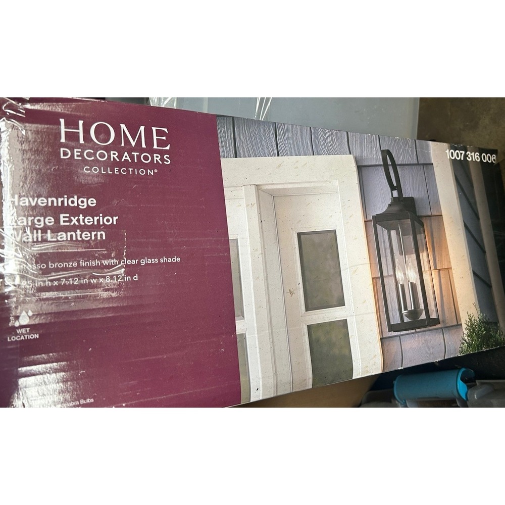 Home Decorators Collection Large Exterior Wall Lantern 1007199827